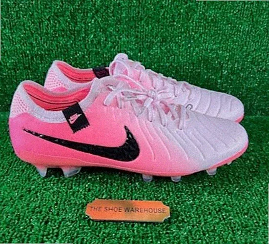 Nike Legend 10 Elite FG ACC Soccer Pink Foam Cleats FN7276-601 Men 6.5 / WMNS 8