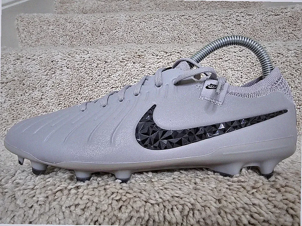 Nike Legend 10 Elite FG Atmosphere Grey Black Pack Soccer Cleats HF4371-001 Sz 6