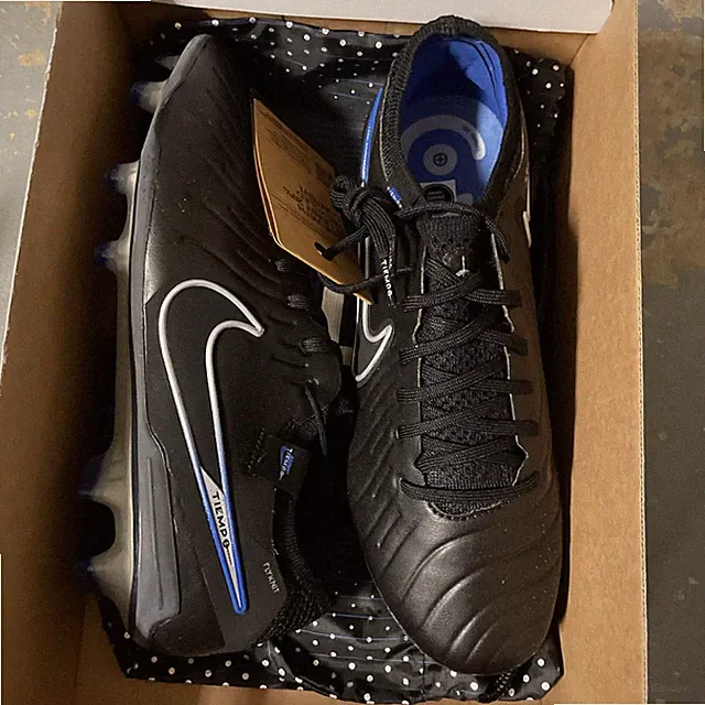 Nike Legend 10 Elite FG Black Soccer Cleats Mens Size 7 Leather DV4328-040