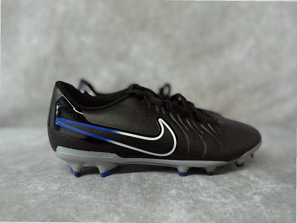 Nike Legend 10 FG/MG Soccer Cleats Black/Blue Men Women
