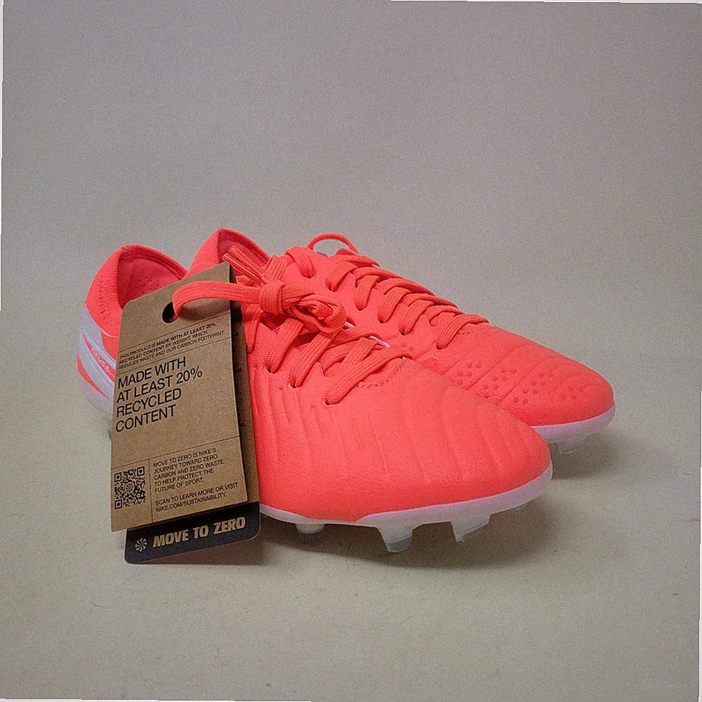 Nike Legend 10 Pro FG 'Hot Lava' ORANGE DV4333-800 Men's Size 4.5 Soccer Cleats