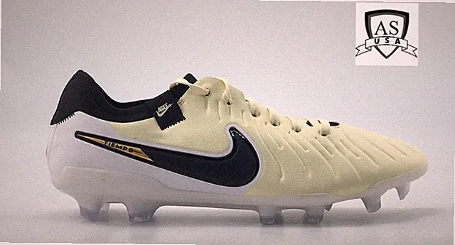 Nike Legend 10 Pro FG 'Lemonade Beige Black' DV4333-700 Men's Size 7 Cleats