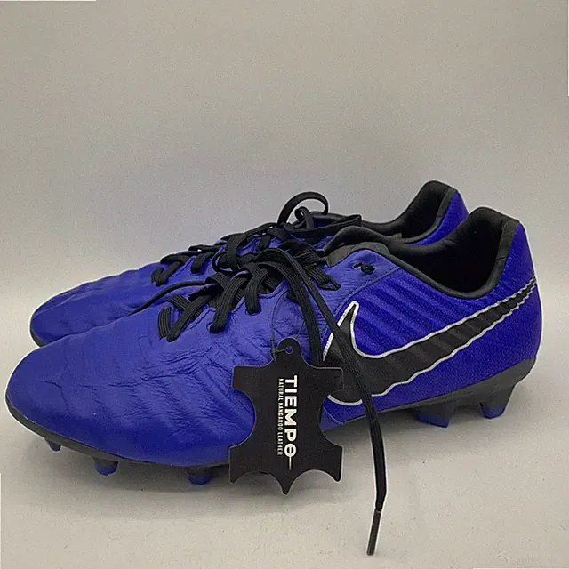 Nike Legend 7 Pro FG Soccer Cleats Mens Size 10 Racer Blue Kangaroo Leather Boot