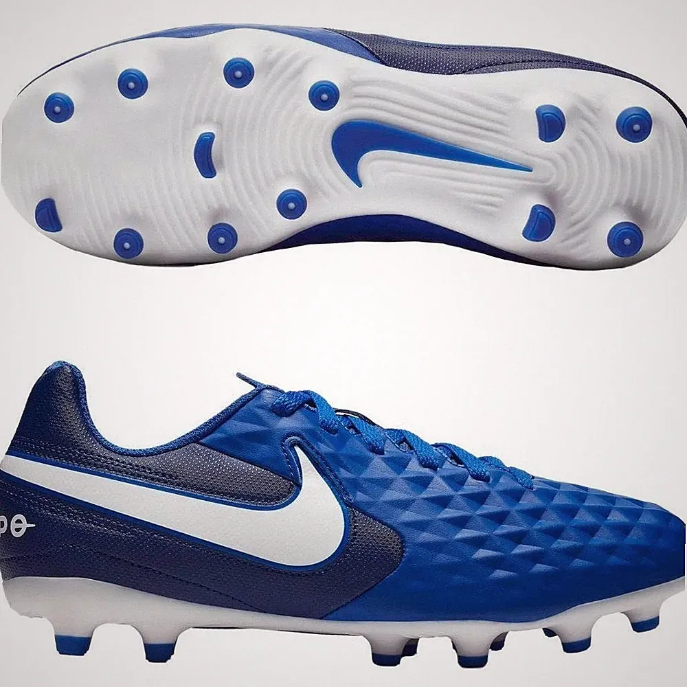 Nike Legend 8 Club Youth FG Soccer Cleats Shoes, Royal Blue, Size Youth 5 NEW