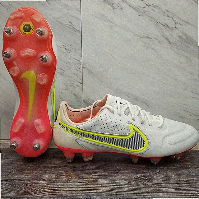 Nike Legend 9 Elite SG Men 6 Women 7.5 DB0822-122 White Anti-Clog Soccer Cleats