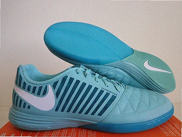 Nike Lunargato II Gato Indoor Soccer Cleats Green Frost-White Sz 12 [580456-303]