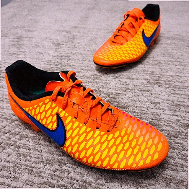 NIKE Magista Onda FG Men's 8 Soccer Cleats Style 651543-858 Orange Blue