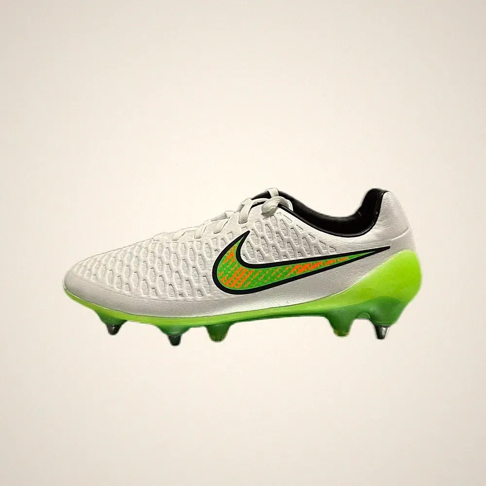Nike Magista Opus SG Soft Ground Leather Abrasion Resistant Soccer Shoes Men's