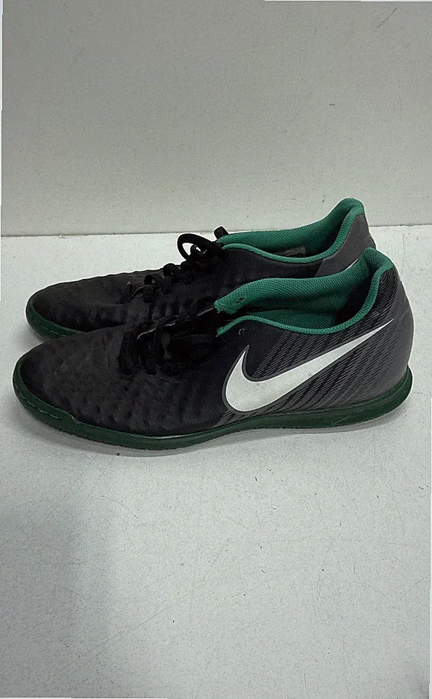Nike MagistaX Finale II TF Anthracite White Green Turf Soccer Shoes Size 8.5