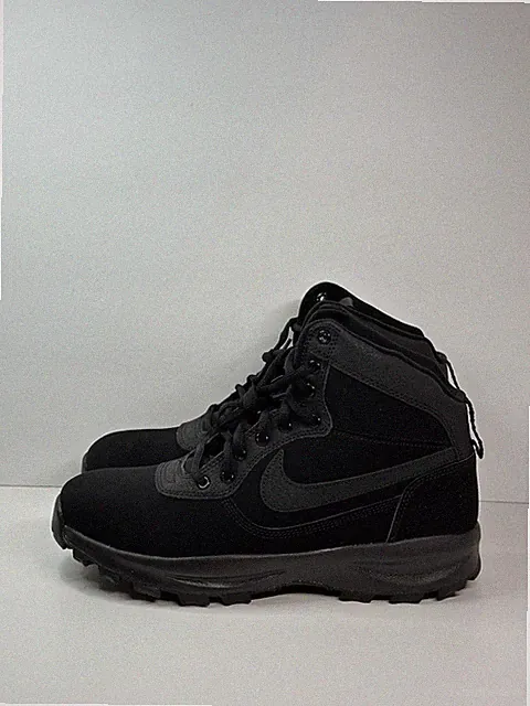 Nike Manoadome Triple Black Boot High Top Suede 844358-003 Men's 7 - 12 New