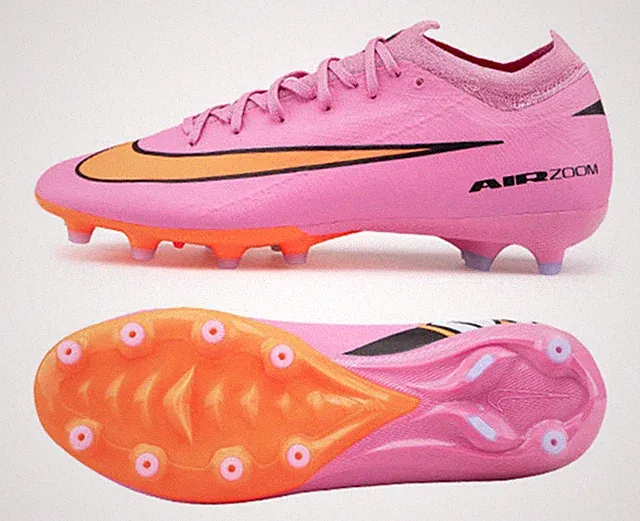 Nike Men Mecurial Vapor 16 Pro AG Cleats Pink Soccer Boot GYM Spike FQ8684-600