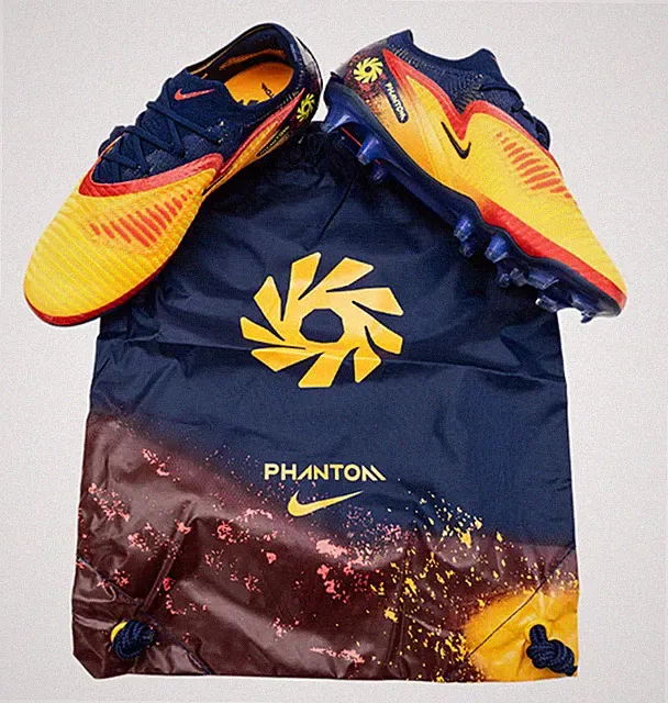 Nike Men Phantom 6 Low Elite FG EH Cleats Orange Soccer Boot Spike HQ2332-800