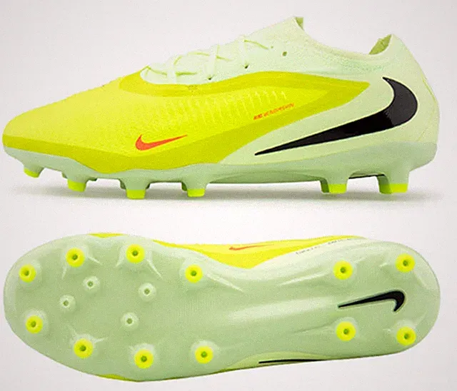 Nike Men Phantom 6 Low PRO AG Cleat Lime Light Soccer Boot GYM Spike HQ2317-800