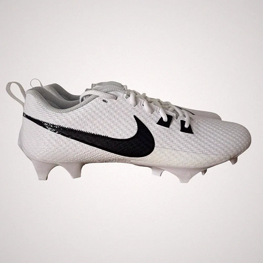Nike Men’s 15 VAPOR EDGE SPEED 360 2 TB Football Cleats White/Black FN7764-100
