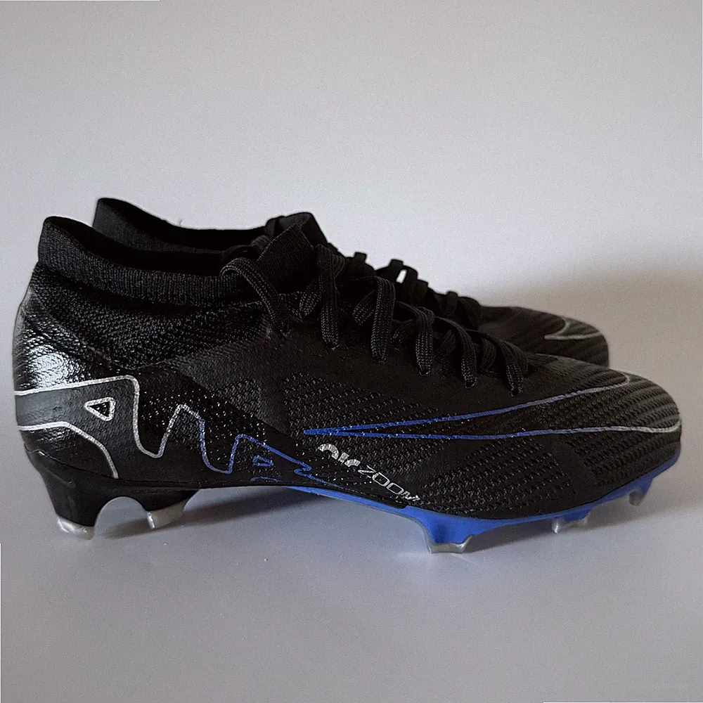 Nike Men’s 4.5 MERCURIAL VAPOR 15 PRO FIRM-GROUND Soccer Cleats Black DJ5603-040