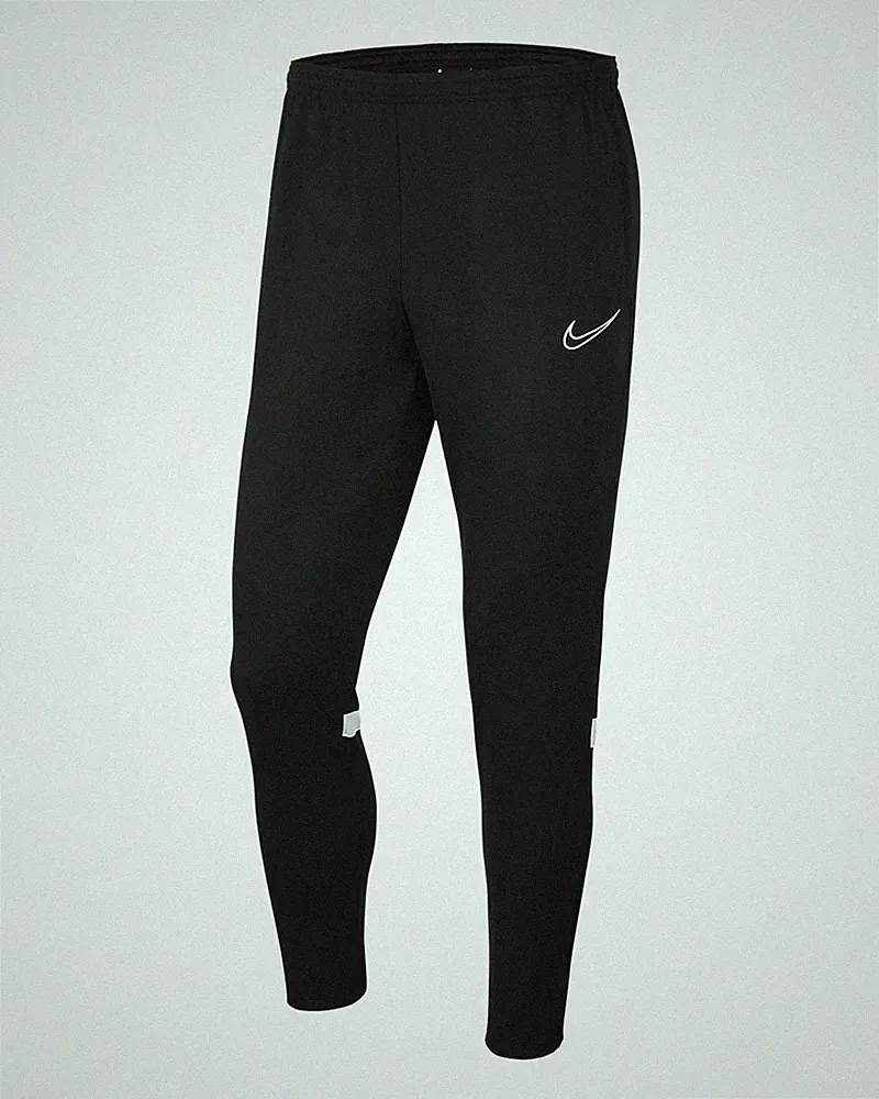 NIKE Men's Academy 21 Tapered Football Soccer Pants Jogger Zip Pockets S-XXL
