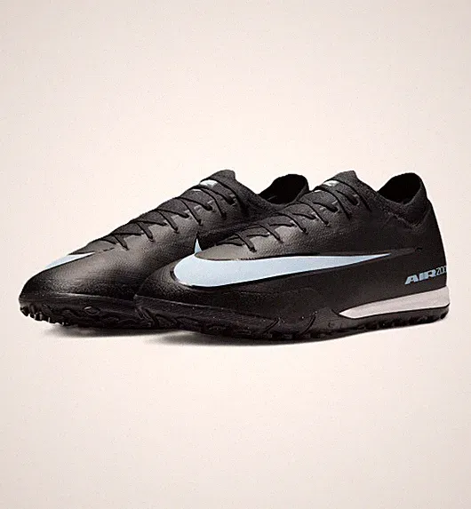 Nike Men's Mercurial Vapor 16 Pro Turf Low-Top Soccer Black/Ice Blue FQ8687-001