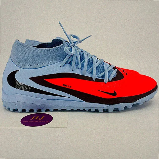 Nike Men's Phantom 6 High Academy TF Turf Soccer Shoes HQ2277-400 Size 7.5