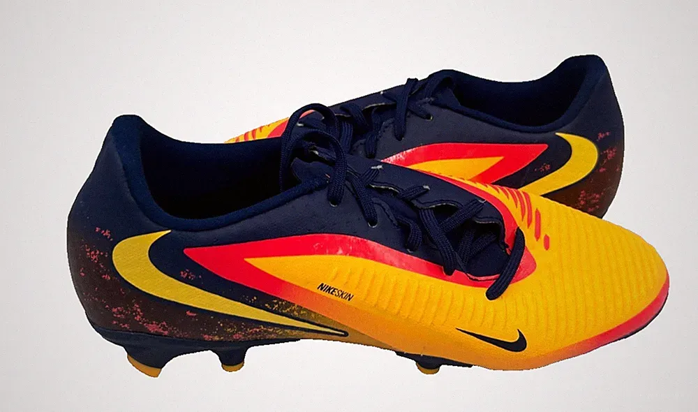 Nike Men's Phantom 6 Low Lace Up Soccer/Football Cleats Oran/Blu Size:8.5 195R