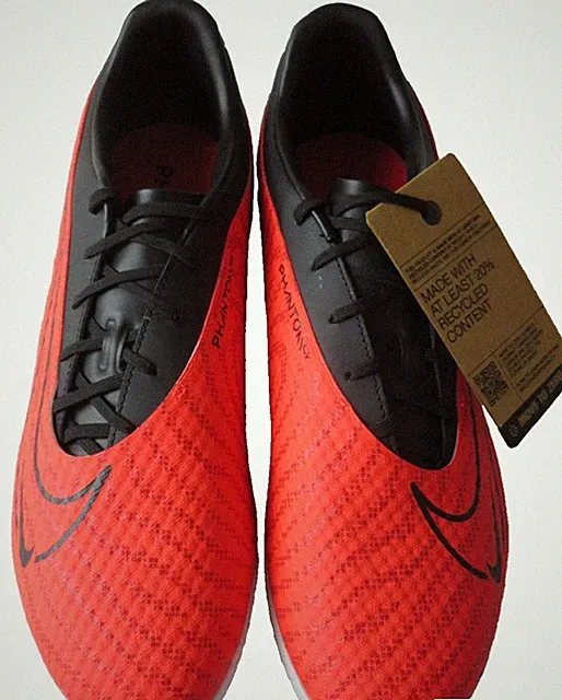 Nike Men's Phantom GX Academy IC Courts Soccer Shoes Bright Crimson Size 11 NEW