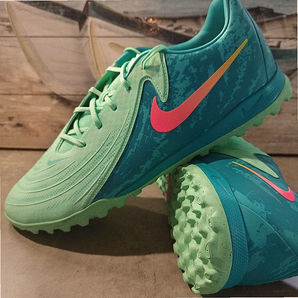 Nike Men's Phantom Gx II 2 Academy Turf Shoe Size 12.5 Green Glow FJ2576-300