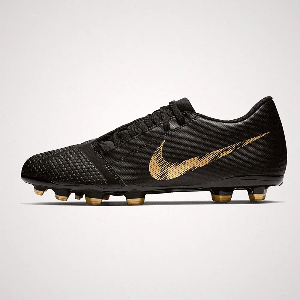 Nike Men's Phantom Venom Club FG Soccer Cleats AO0577-077 Black/Gold BX14