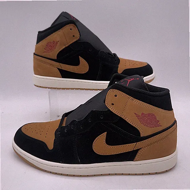 Nike Men's Size 10.5 Air Jordan 1 Mid SE (HV4091 002) Black Basketball Sneaker