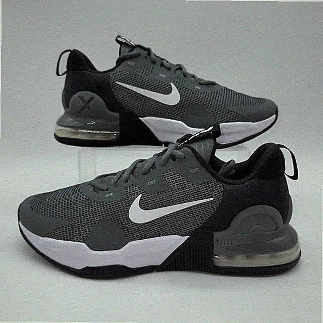 Nike Men's Size 10 Air Max Alpha Trainer 5 (DM0829 003) Grey/White Sneaker