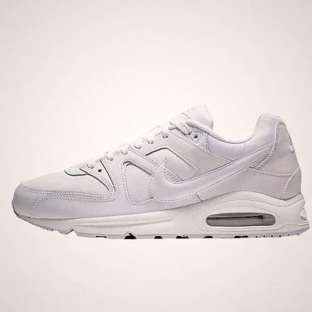 Nike Men's Size 10 Air Max Command Leather 749760-102 Sneaker White NEW