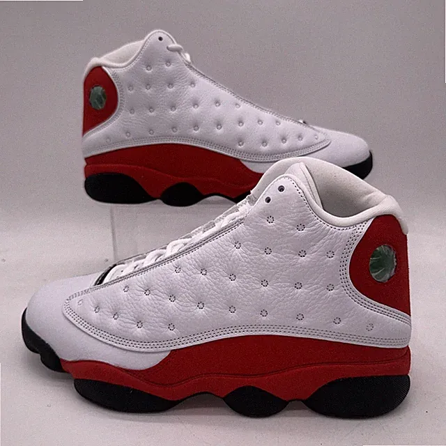 Nike Men's Size 11.5 Air Jordan 13 Retro (414571 102) White/Red Basketball Sport