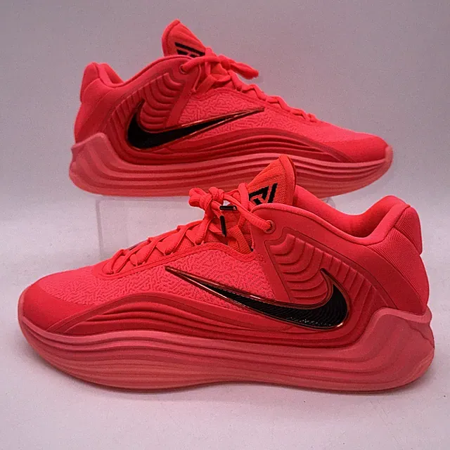 Nike Men's Size 11.5 Giannis Freak 7 (HF3450 600) Solar Red / Black Basketball