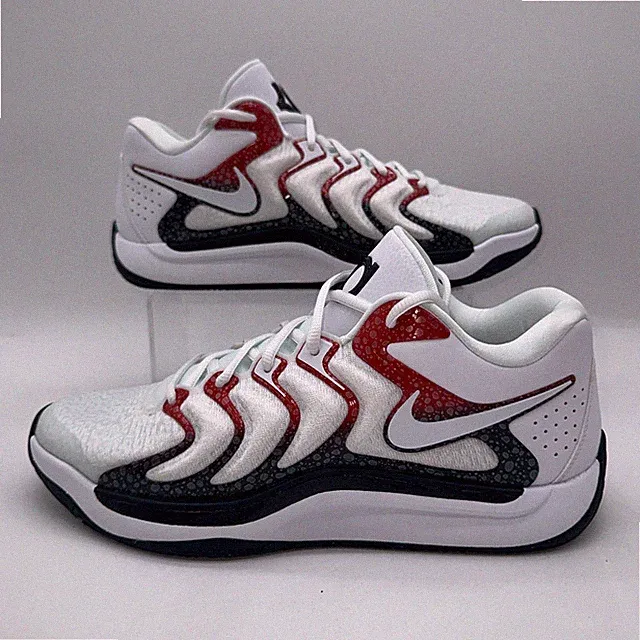 Nike Men's Size 11.5 KD17 (FJ9487 101) Sneaker Trainer White Basketball Sports