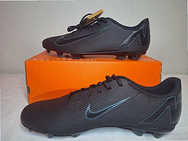 Nike Men's Size 11.5 Vapor 16 Club FG/MG (FQ8441 002) Soccer Cleat Black Trainer
