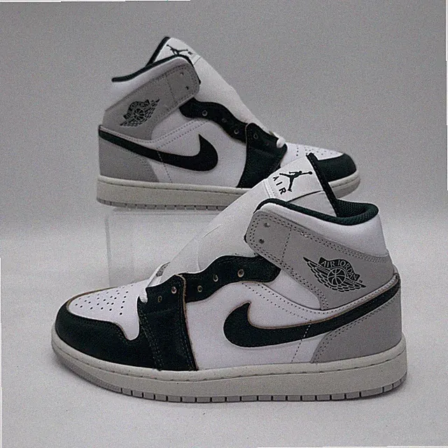 Nike Men's Size 11 Air Jordan 1 Mid SE (FQ7720 103) Sneaker Trainer Green Sports