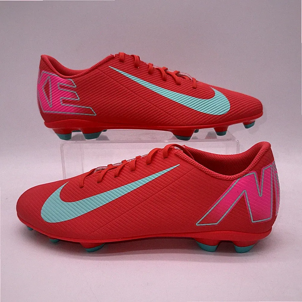 Nike Men's Size 11 Vapor 16 Club FG/MG (FQ8441 800) Pink Soccer Cleat trainer