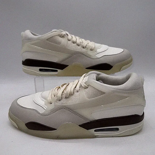 Nike Men's Size 13 Air Jordan 4 RM (IB8857 141) Tan/Gray Basketball Sneaker
