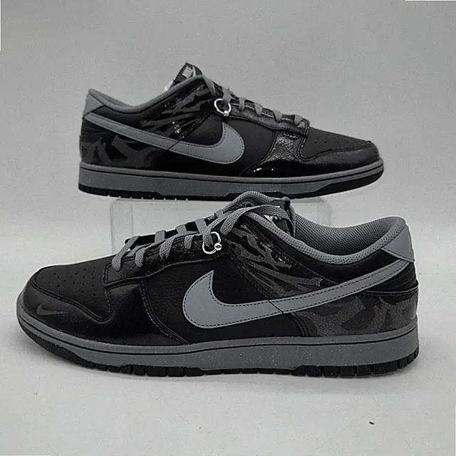 Nike Men's Size 14 Dunk Low Retro QS (FZ3053 001) Black/Gray Basketball Sneaker