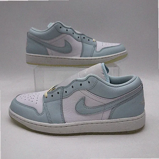 Nike Men's Size 9.5 Air Jordan 1 Low SE (HJ5999 400) Blue Basketball Sneaker