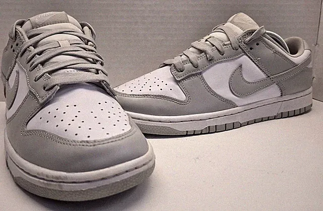 Nike Men's Size 9.5 Dunk Low Retro (DD1391 103) Sneaker Trainer Sports Gray