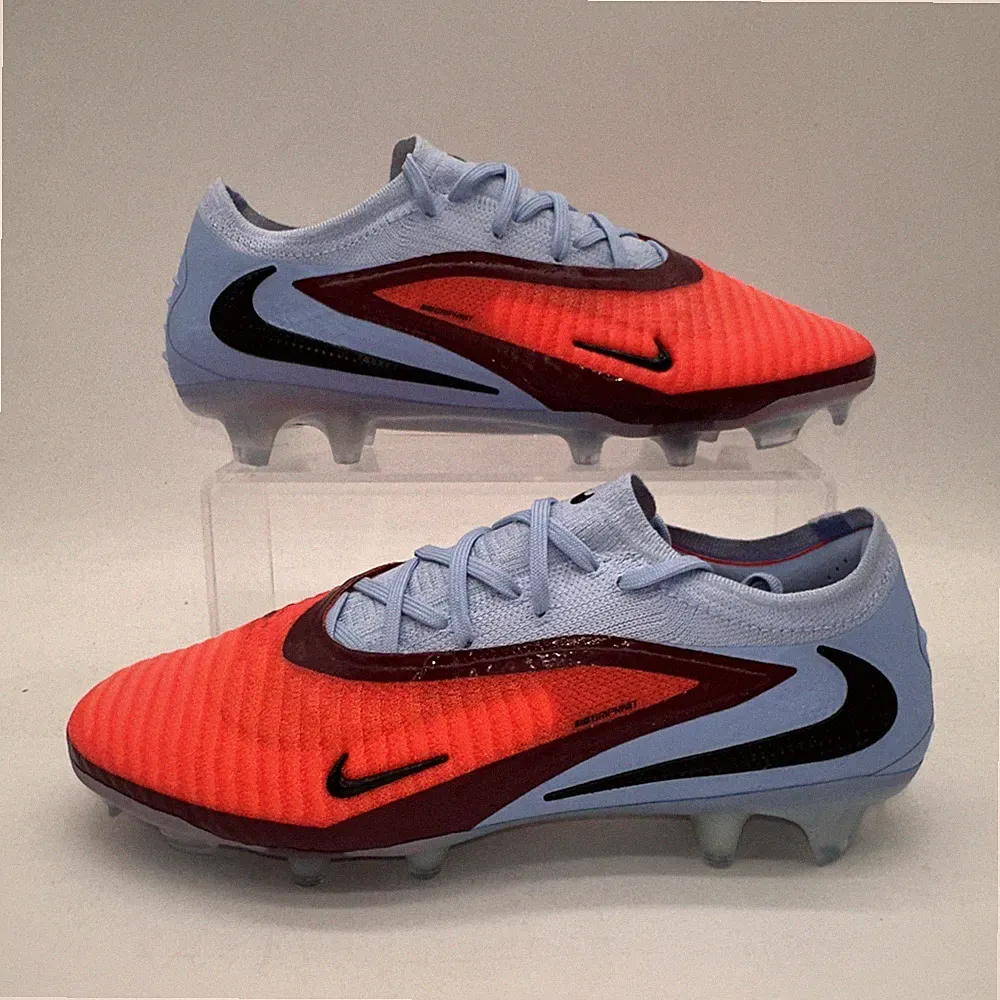Nike Men's Size 8.5 Phantom 6 Low Elite FG (HJ2146 400) Blue Soccer Cleat