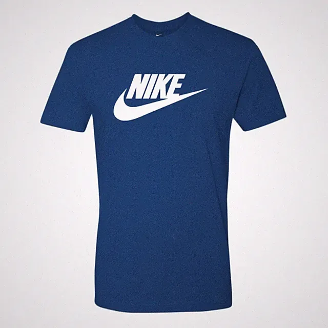 Nike Men's T-Shirt Athletic Logo Swoosh Printed Active Short Sleeve Tee