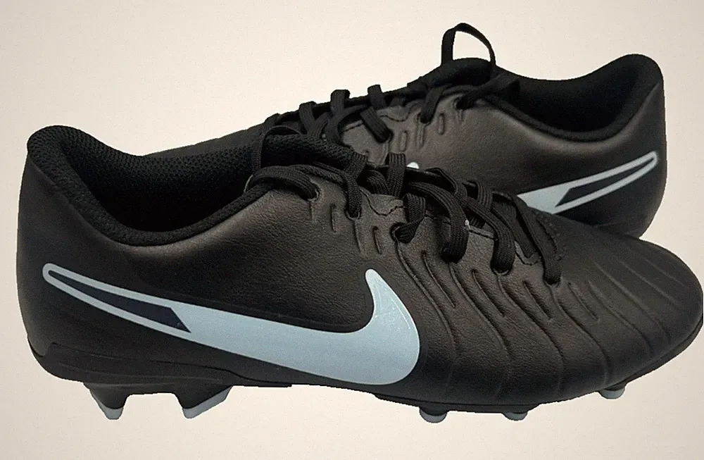 Nike Men's Tiempo Legend 10 Club Lace Up Soccer Cleats Black/Blue Size:9.5 201i