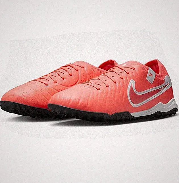 Nike Men's Tiempo Legend 10 Pro Turf Low-Top Soccer Hot Lava/White DV4336-800 j
