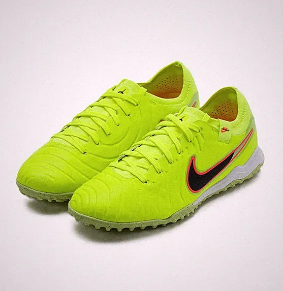 Nike Men's Tiempo Legend 10 Pro Turf Low-Top Soccer Volt/Black DV4336-701 j