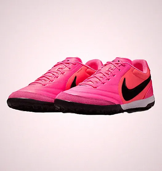 Nike Men's Tiempo Ligera Pro Turf Low-Top Pink/Black IQ2384-901 k