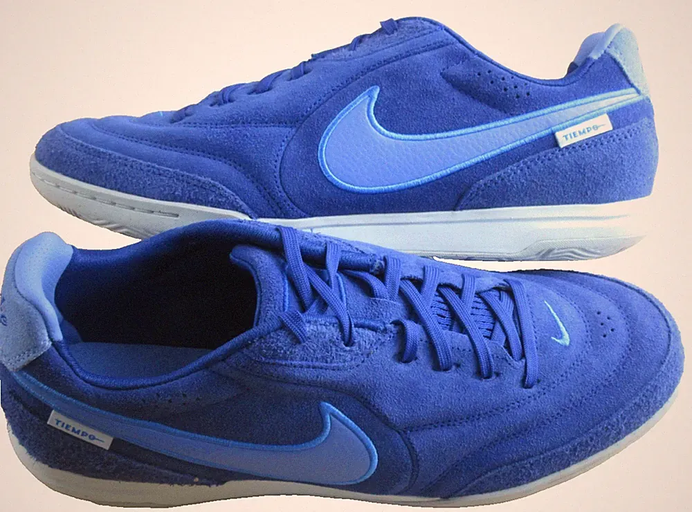 Nike Men's Tiempo Streetgato PRM IC Soccer Shoes Deep Royal Blue Polar Size 10