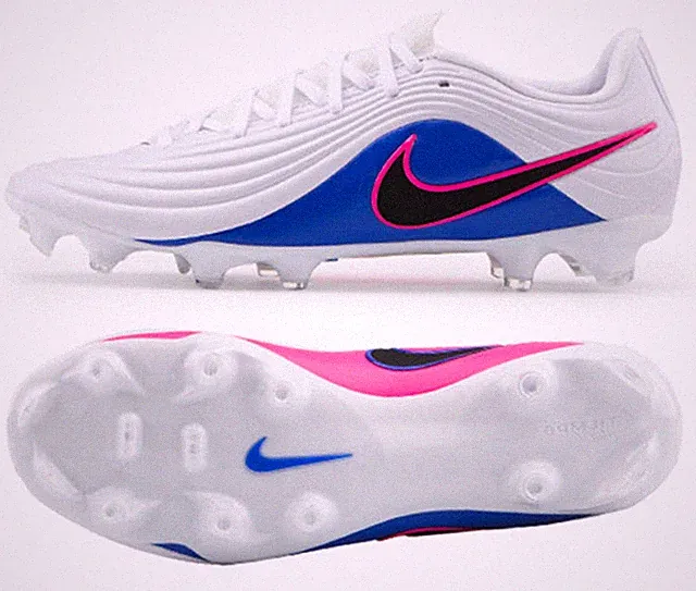 Nike Men TIEMPO Maestro Academy FG MG Cleats Blue Soccer Boot Spike IB1600-146