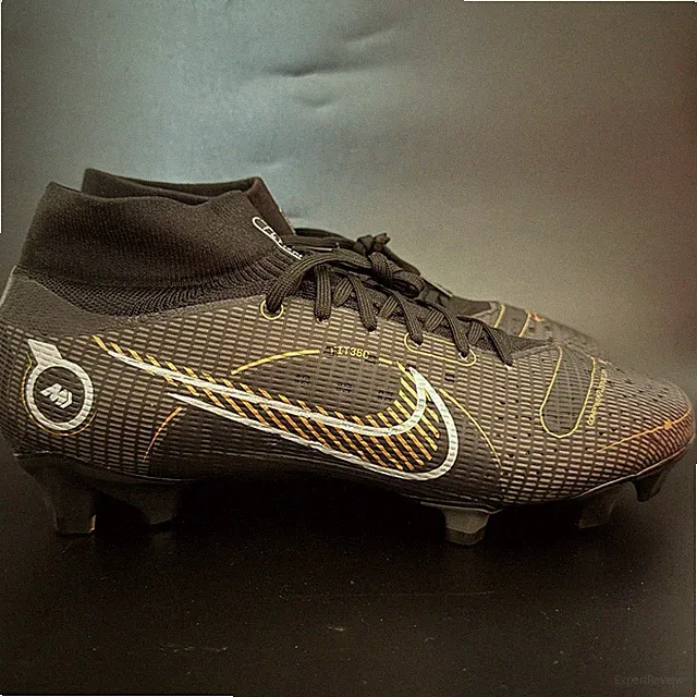 Nike Mens 11.5 Mercurial Superfly 8 PRO FG Soccer Cleats Black/Gold DJ2848-007