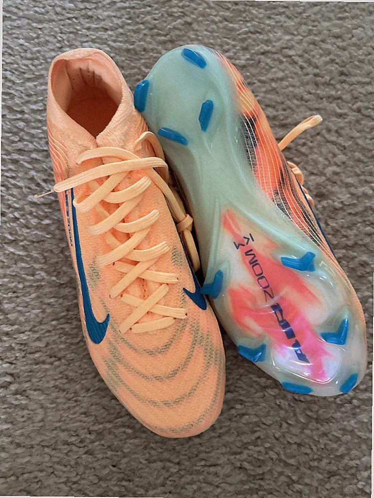 Nike Mens 6 Mercurial Vapor 16 Elite FG Soccer Cleats Kylian Mbappe FQ8683-801