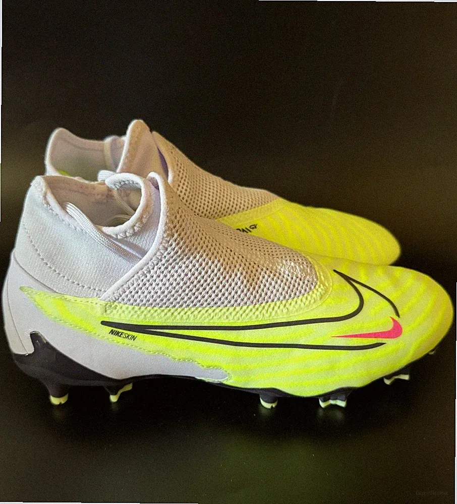 Nike Mens 7/Womens 8.5 Phantom GX Pro Firm-Ground Soccer Cleats Volt DD9465-705